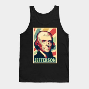 Thomas Jefferson Vintage Colors Tank Top